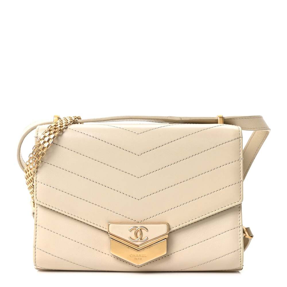 Chanel Calfskin Chevron Quilted Small #253181C19B